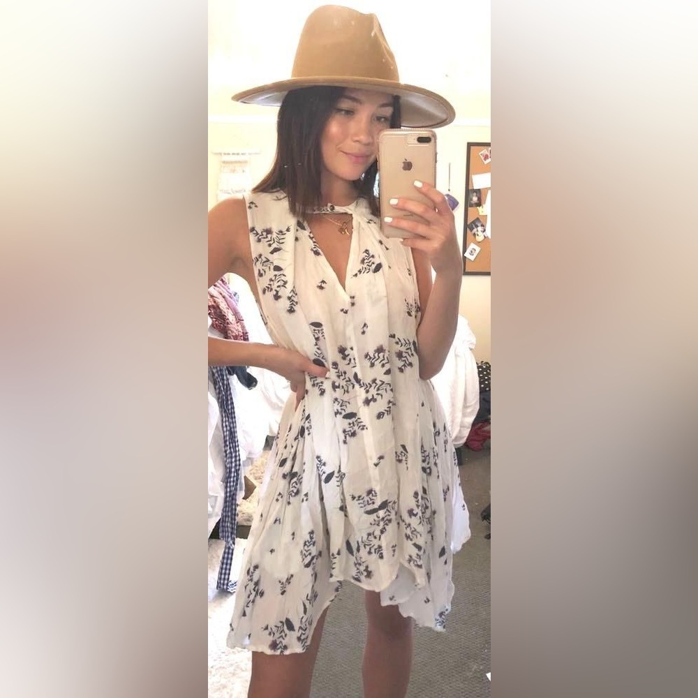 Free people floral sundress.
